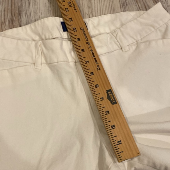 *4 for $20* Ankle length white jeans straight leg mid rise - Picture 5 of 9